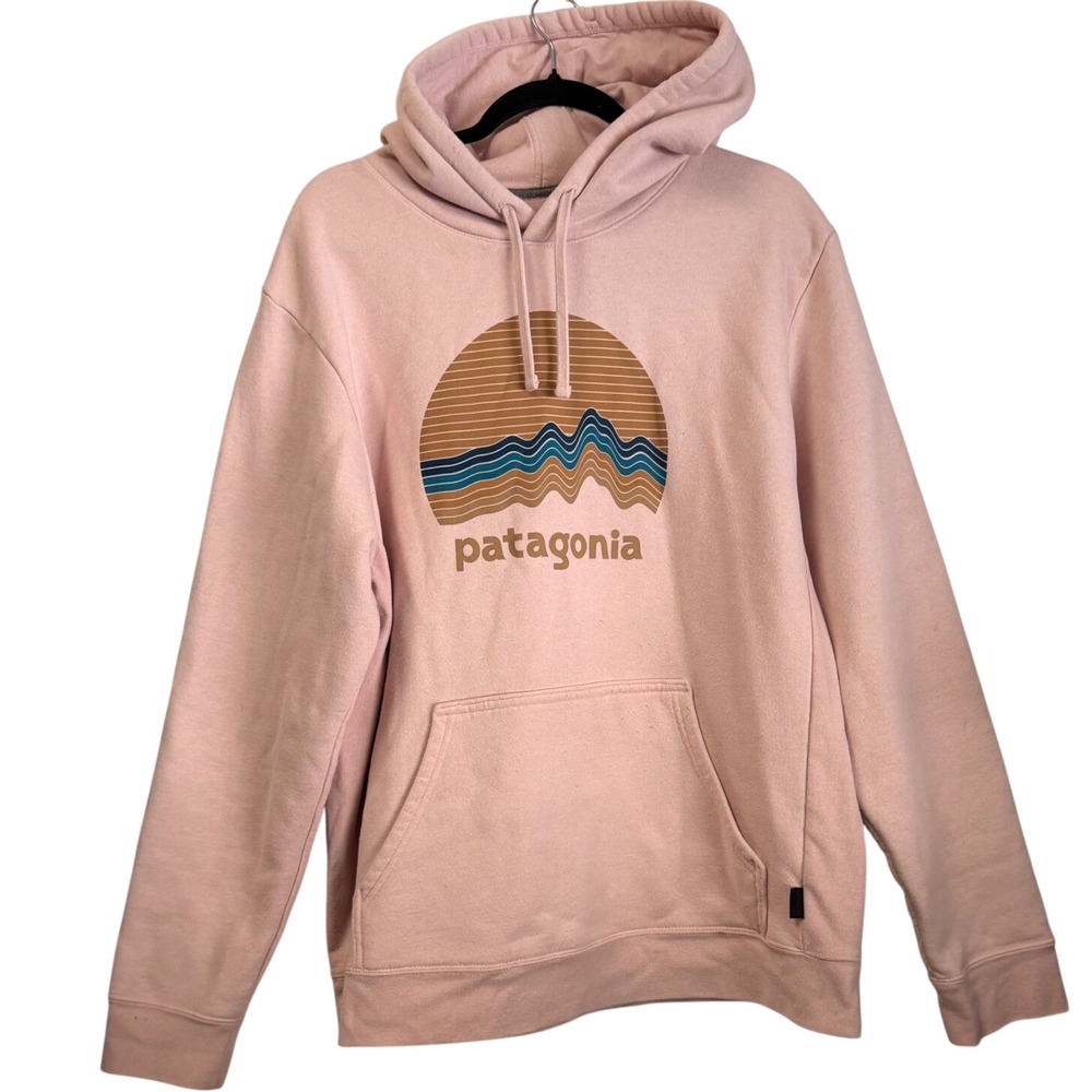 Patagonia Unisex L/XL Pink Uprisal Hoody Pullover Sweatshirt Outdoor